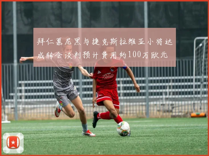 拜仁慕尼黑与捷克斯拉维亚小将达成转会谈判预计费用约100万欧元